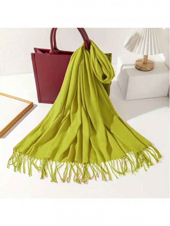 SOLID SHALW SCARF BLEND